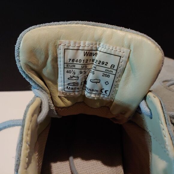 Womens 9.5 MBT Wave blue suede shape up style - Picture 4 of 4